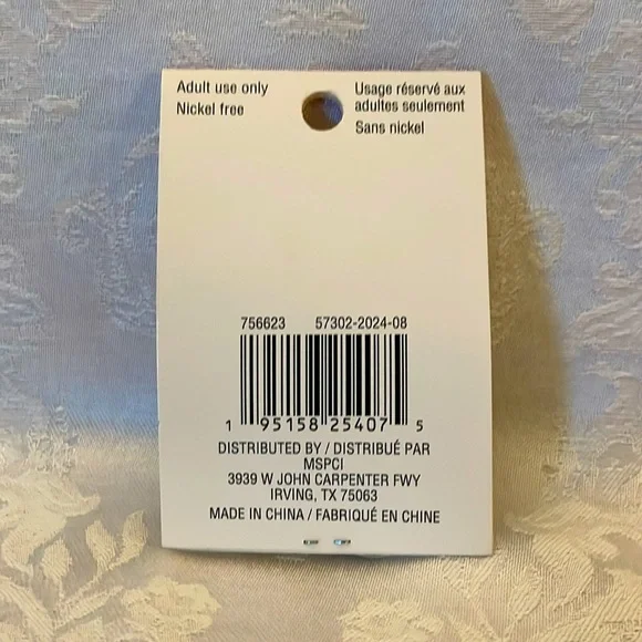 NWT Celebrate It Snowman Earrings with Black Hats - Picture 3 of 3